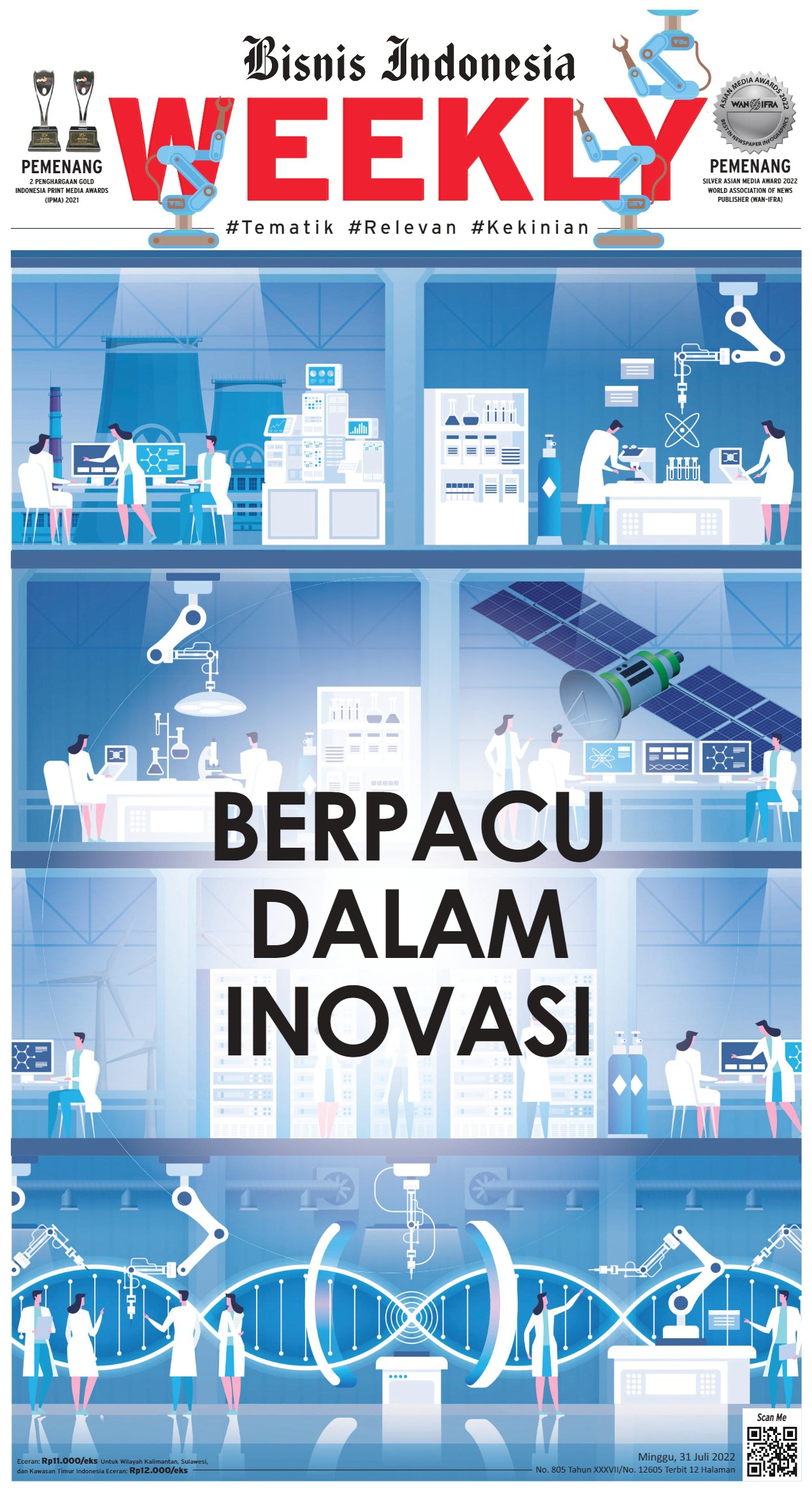 E-paper Bisnis Indonesia Edisi 31 Juli 2022